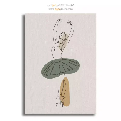 خرید تابلو بوم طراحی خطی