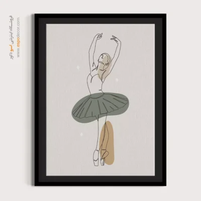 خرید تابلو بوم طراحی خطی - کشف طراحی – تابلو طراحی خطی - اسپو دکور