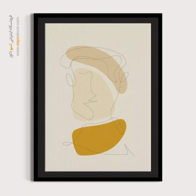 خرید تابلو بوم - دیدگاه برداری – تابلو طراحی خطی - اسپو دکور