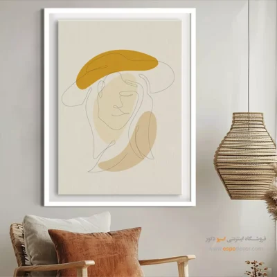 قیمت تابلو بوم - درخشش گراف – تابلو طراحی خطی - اسپو دکور