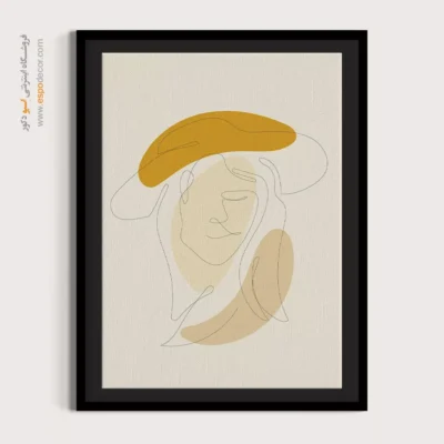 قیمت تابلو بوم - درخشش گراف – تابلو طراحی خطی - اسپو دکور