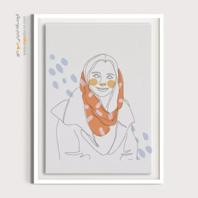 تابلو بوم - ترکیب – تابلو طراحی خطی - اسپو دکور