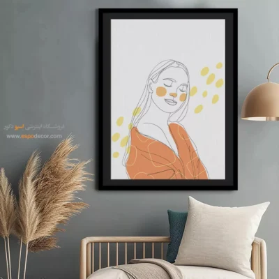 خرید تابلو دکوراتیو - خطی اکسپرس – تابلو طراحی خطی - اسپو دکور