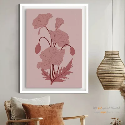 تابلو کنواس - خط دید – تابلو طراحی خطی - اسپو دکور