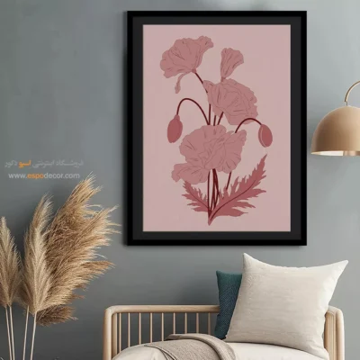 تابلو کنواس - خط دید – تابلو طراحی خطی - اسپو دکور