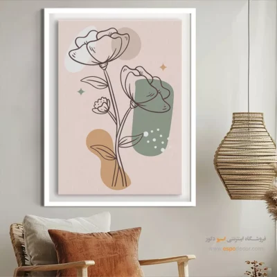 تزیین دیوار - دنیای خطی – تابلو طراحی خطی - اسپو دکور