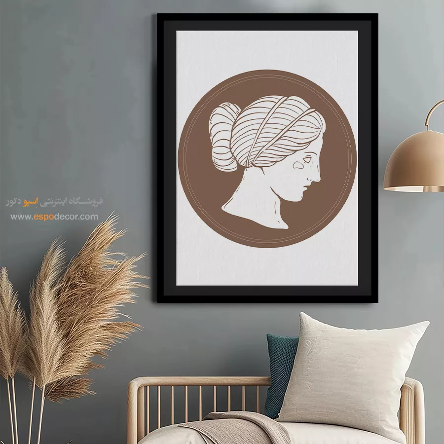 دیزاین دیوار - دامنه خطی – تابلو طراحی خطی - اسپو دکور