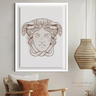 تابلو برای پذیرایی - مستقیم به جلو – تابلو طراحی خطی - اسپو دکور