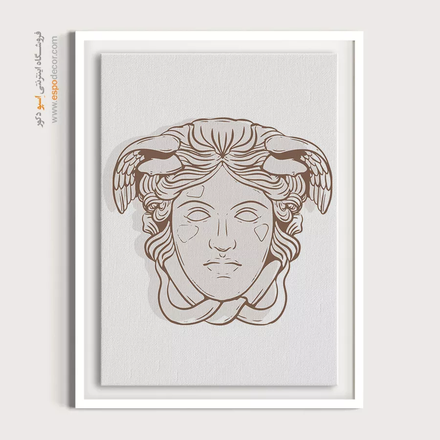 تابلو برای پذیرایی - مستقیم به جلو – تابلو طراحی خطی - اسپو دکور