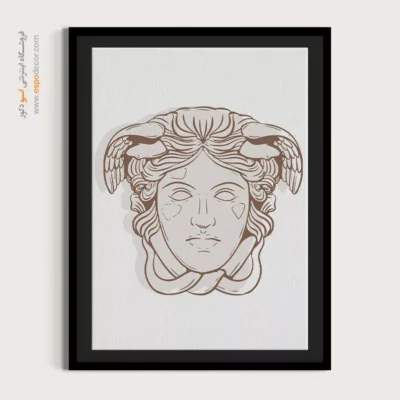 تابلو برای پذیرایی - مستقیم به جلو – تابلو طراحی خطی - اسپو دکور