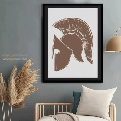 تابلو لاکچری - مرز خطی – تابلو طراحی خطی - اسپو دکور