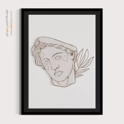 تابلو بوم کوچک - سفر خطی – تابلو طراحی خطی - اسپو دکور