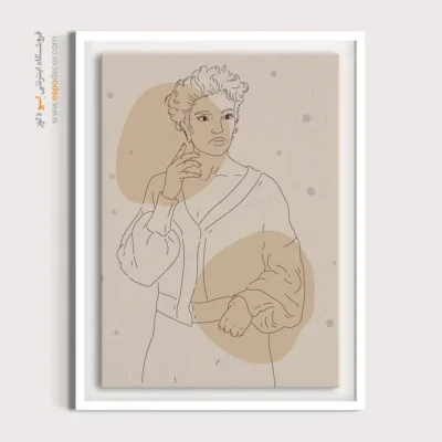 تابلو بوم مخصوص کافی شاپ - گذر خطی – تابلو طراحی خطی - اسپو دکور