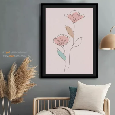 تابلو مخصوص کافی شاپ - مسیر خطی – تابلو طراحی خطی - اسپو دکور