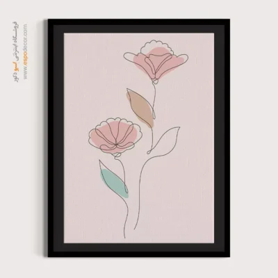 تابلو مخصوص کافی شاپ - مسیر خطی – تابلو طراحی خطی - اسپو دکور