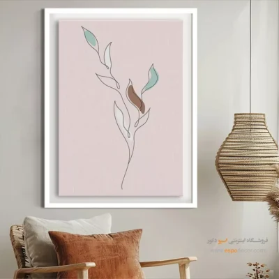 خرید تابلو دکوراتیو - تلاش خطی – تابلو طراحی خطی - اسپو دکور