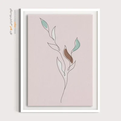 خرید تابلو دکوراتیو - تلاش خطی – تابلو طراحی خطی - اسپو دکور