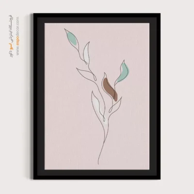 خرید تابلو دکوراتیو - تلاش خطی – تابلو طراحی خطی - اسپو دکور