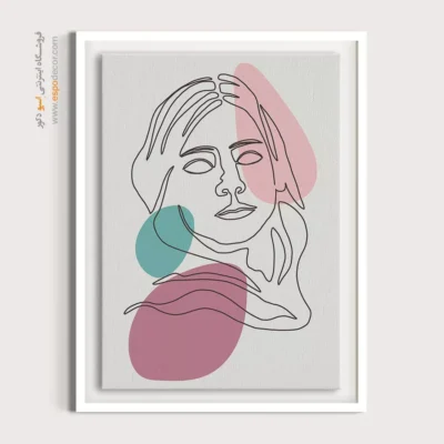 خرید تابلو بوم طراحی خطی - اکتشاف خطی – تابلو طراحی خطی - اسپو دکور