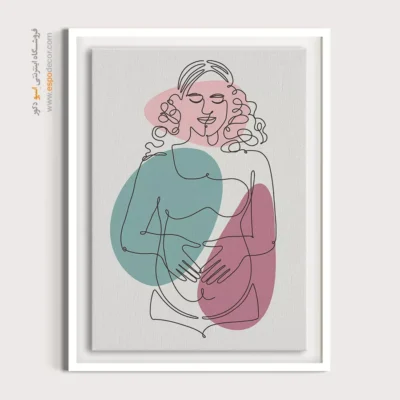 تابلو طراحی خطی طلایی - سرمایه گذاری خطی – تابلو طراحی خطی - اسپو دکور