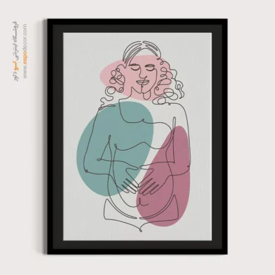 تابلو طراحی خطی طلایی - سرمایه گذاری خطی – تابلو طراحی خطی - اسپو دکور