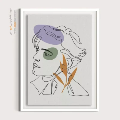 خرید تابلو برای اتاق خواب - جستجوگر خط – تابلو طراحی خطی - اسپو دکور