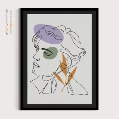 خرید تابلو برای اتاق خواب - جستجوگر خط – تابلو طراحی خطی - اسپو دکور