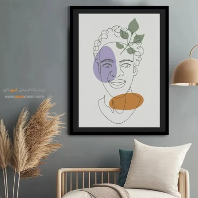 خرید تابلو مدرن - پیشاهنگ خط – تابلو طراحی خطی - اسپو دکور