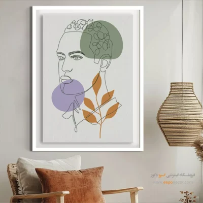 خرید تابلو انگیزشی - تیم کاوشگر خطی – تابلو طراحی خطی - اسپو دکور