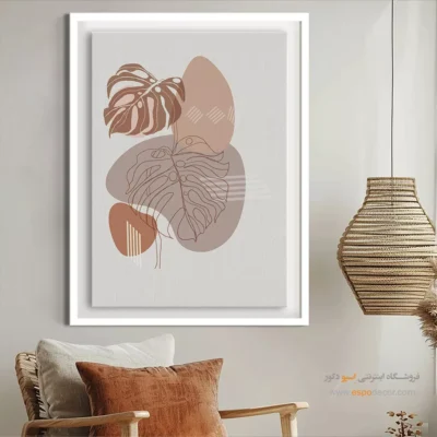 خرید تابلو چاپی روی بوم - گردان خطی – تابلو طراحی خطی - اسپو دکور