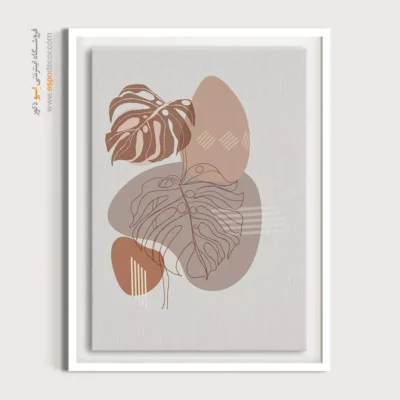 خرید تابلو چاپی روی بوم - گردان خطی – تابلو طراحی خطی - اسپو دکور