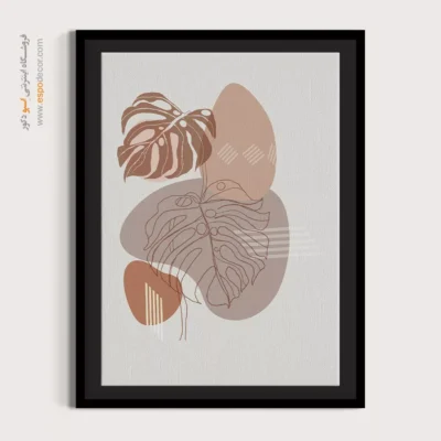 خرید تابلو چاپی روی بوم - گردان خطی – تابلو طراحی خطی - اسپو دکور