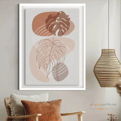 تابلو بوم مدرن و فانتزی - صنعتگر محور – تابلو طراحی خطی - اسپو دکور