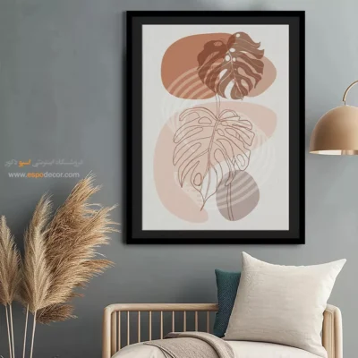 تابلو بوم مدرن و فانتزی - صنعتگر محور – تابلو طراحی خطی - اسپو دکور