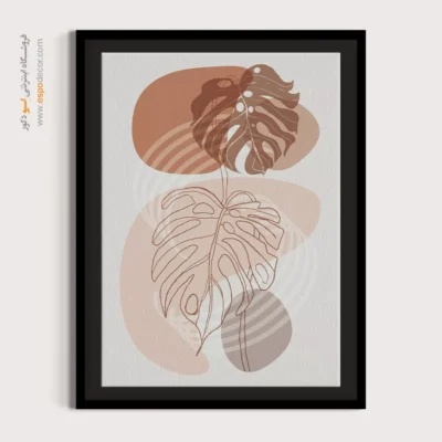 تابلو بوم مدرن و فانتزی - صنعتگر محور – تابلو طراحی خطی - اسپو دکور