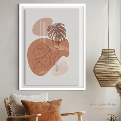 تابلو طراحی خطی انتزاعی - تنظیم نمودار – تابلو طراحی خطی - اسپو دکور