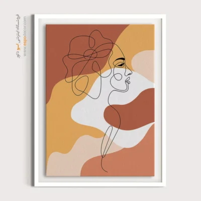 خرید تابلو طراحی خطی در تهران - شوق رنگی – تابلو طراحی خطی - اسپو دکور