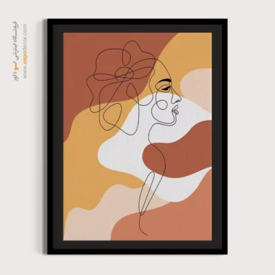 خرید تابلو طراحی خطی در تهران - شوق رنگی – تابلو طراحی خطی - اسپو دکور
