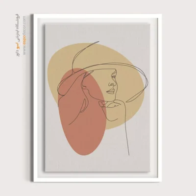 تابلو بوم مناسب اتاق دختران - مغناطیس نشانگر – تابلو طراحی خطی - اسپو دکور