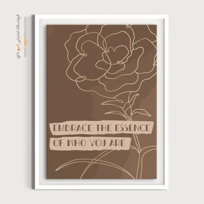 تابلو طراحی خطی دختر - مینیمالیست میدلی – تابلو طراحی خطی - اسپو دکور