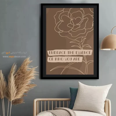 تابلو طراحی خطی دختر - مینیمالیست میدلی – تابلو طراحی خطی - اسپو دکور