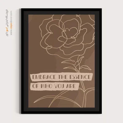 تابلو طراحی خطی دختر - مینیمالیست میدلی – تابلو طراحی خطی - اسپو دکور