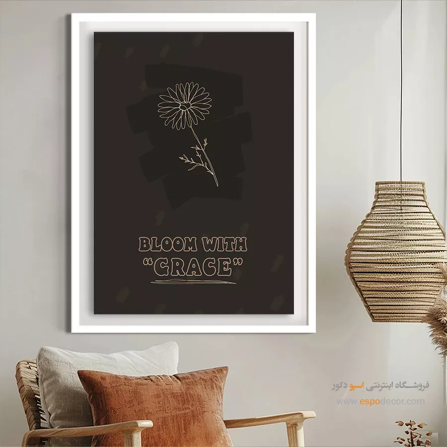 تابلو طراحی خطی زن - نسب – تابلو طراحی خطی - اسپو دکور