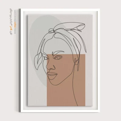 تابلو طراحی خطی ساده - وکتور ویستا – تابلو طراحی خطی - اسپو دکور