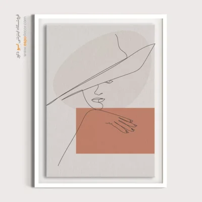 تابلو بوم طرح نقاشی خطی - لحظات جادویی – تابلو طراحی خطی - اسپو دکور