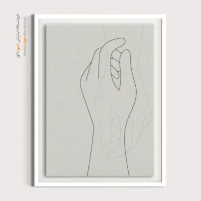 تابلو بوم مناسب پذیرایی - لحظات جذاب – تابلو طراحی خطی - اسپو دکور