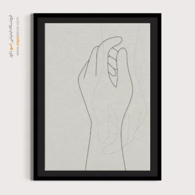 تابلو بوم مناسب پذیرایی - لحظات جذاب – تابلو طراحی خطی - اسپو دکور