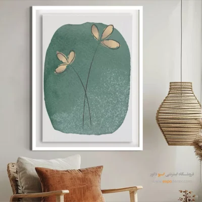 تابلو بوم مناسب اتاق خواب - لحظات حساس – تابلو طراحی خطی - اسپو دکور