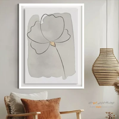 خرید تابلو بوم طراحی خطی - لحظات رویایی – تابلو طراحی خطی - اسپو دکور