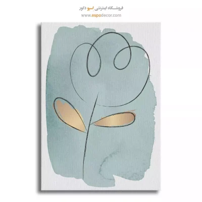 تابلو طراحی خطی زن